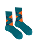 Bamboo Crew Socks for Men - Argyle