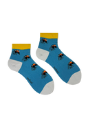 Bamboo Ankle Socks for Men - Arctic Sky