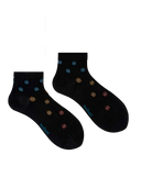 Bamboo Ankle Socks for Men - Black Bliss