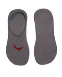Bamboo Unisex No Show Socks - Silver Loom