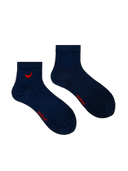 Bamboo Solid Ankle Socks for Men - Navy Blue