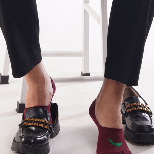 Bamboo Unisex No Show Socks - Rose