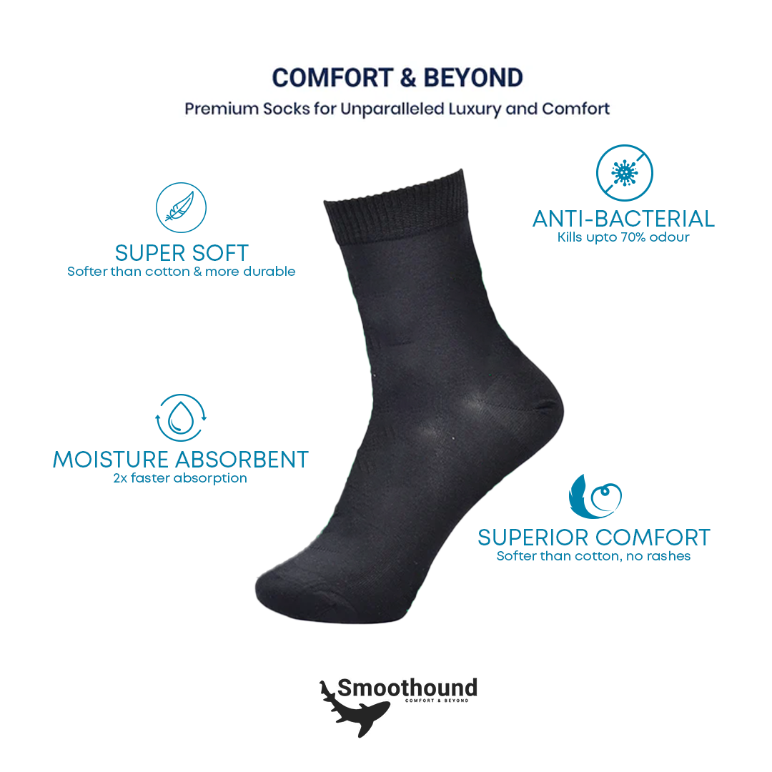 Classic Coastal-Crew Socks Bamboo Socks