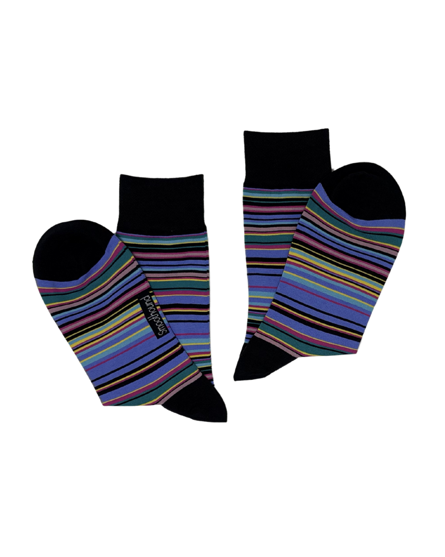Bamboo Crew Socks for Men - Stripes