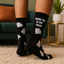 Unisex Bamboo Crew Socks - Found You in the Trash