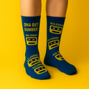Unisex Bamboo Crew Socks - DNA But Dumber