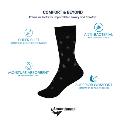 Arctic sky (Ankle - XL) Bamboo Socks