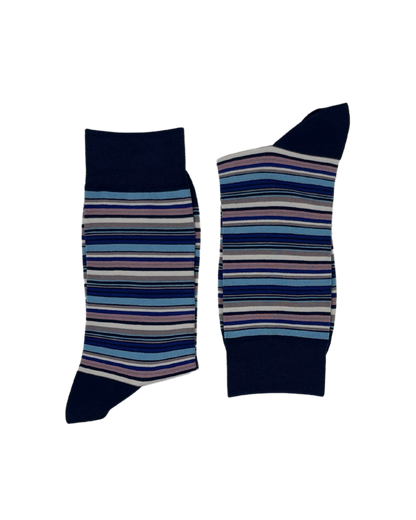 Bamboo Crew Socks for Men - Stripes