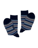 Bamboo Crew Socks for Men - Stripes