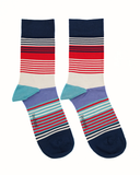 Bamboo Men Crew Socks - Classic Stripe (Pack of 5)