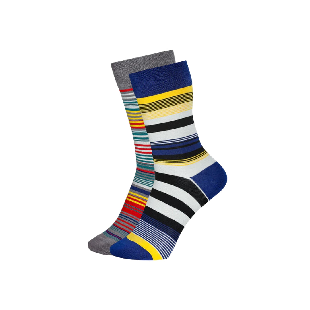 Rainbow Roads Bamboo Socks - Men