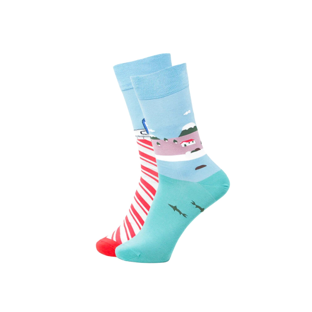 Seaside Escape Bamboo Socks - Men