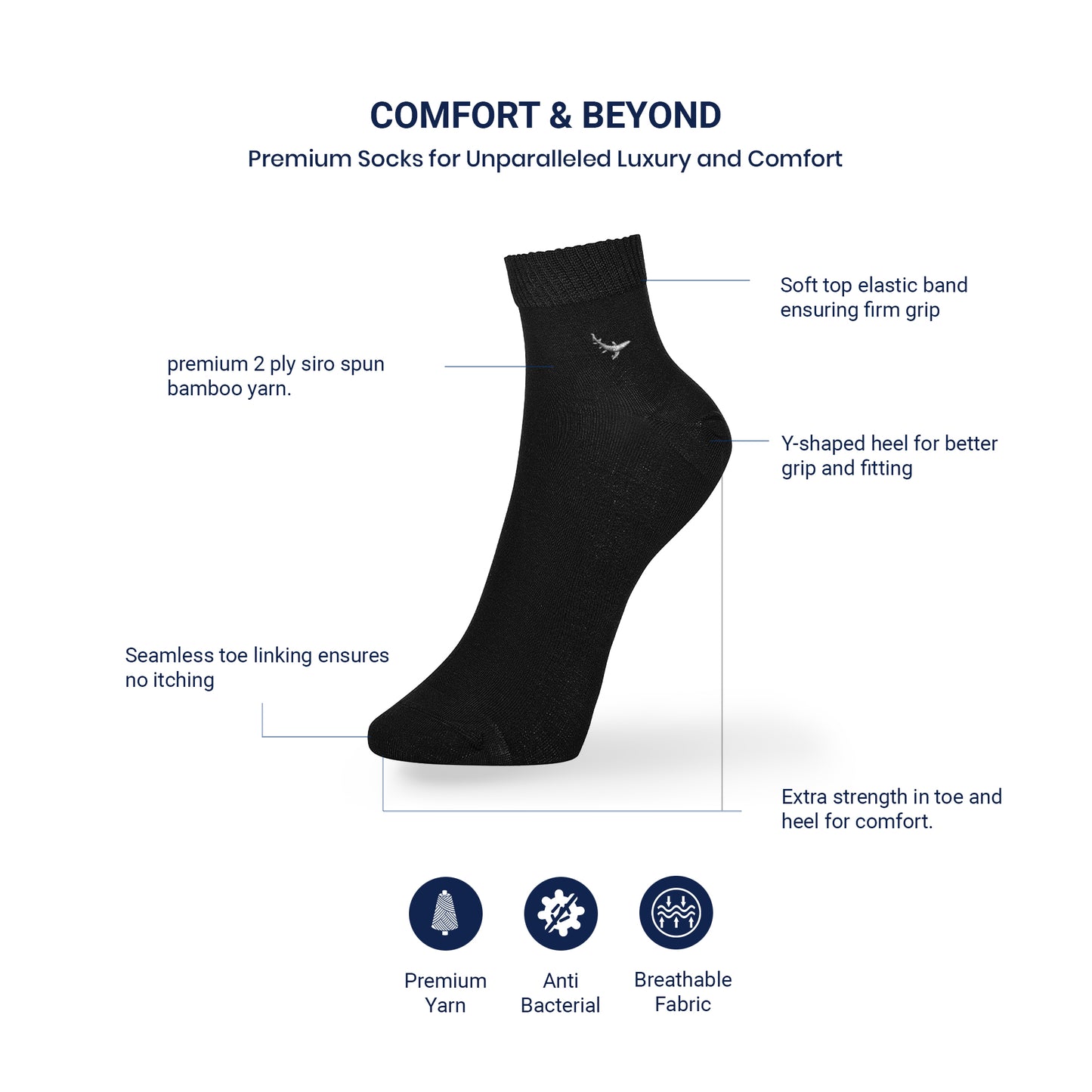 Midnight Mirage Bamboo Socks