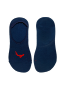 Bamboo Unisex No Show Socks - Blue Moon